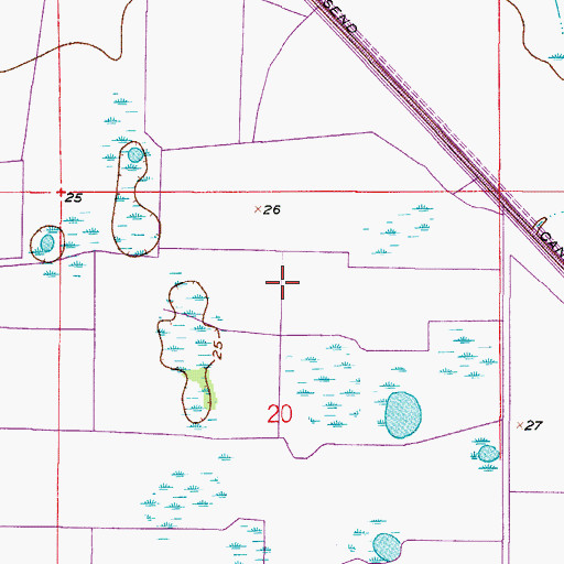Topographic Map of Covenant Presbyterian Church, FL
