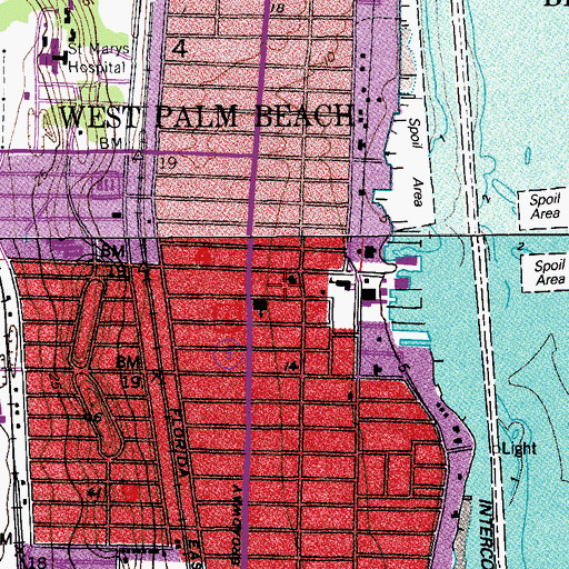 Topographic Map of Good Shepherd United Methodist Church, FL