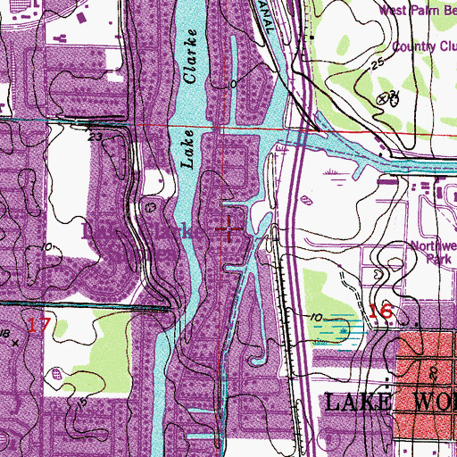 Topographic Map of The Church of Jesus Christ of Latter Day Saints, FL