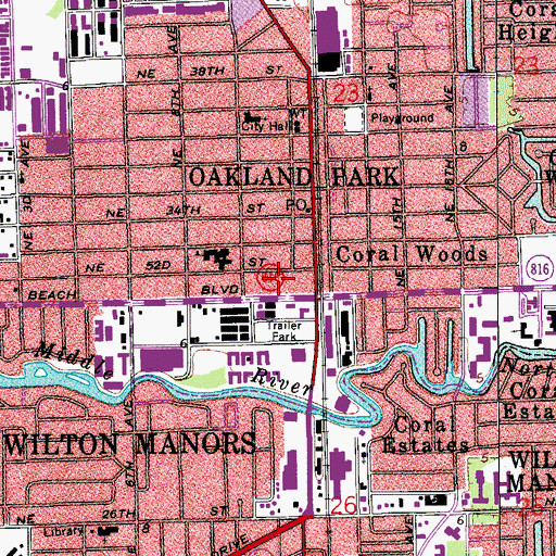 Topographic Map of Sharing the Church of Jesus Christ, FL
