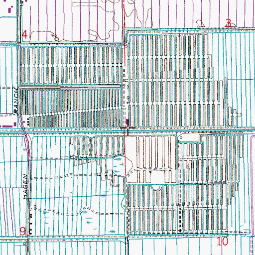 Topographic Map of Faith Assembly of God Church, FL