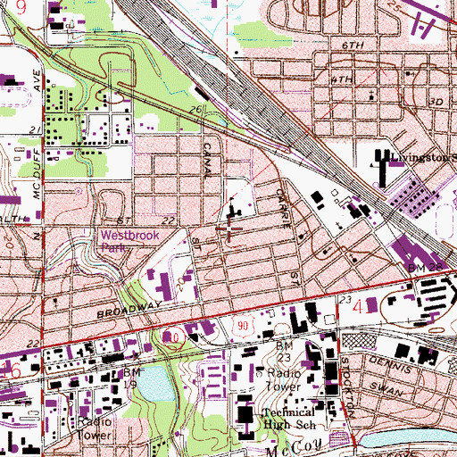 Topographic Map of The Church of Jesus Christ of Latter Day Saints, FL