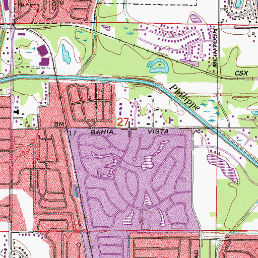 Topographic Map of Brethren in Christ Church, FL