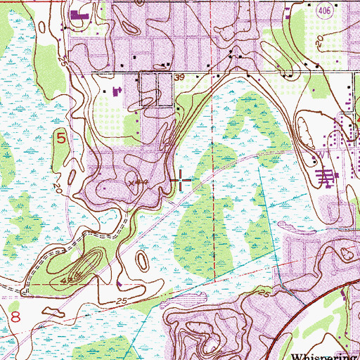 Topographic Map of Good Shepherd Lutheran Church, FL