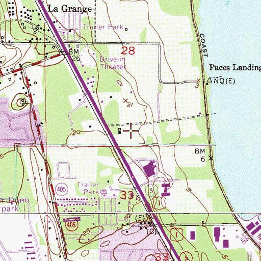 Topographic Map of Seventh Day Adventist Church, FL