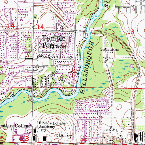 Topographic Map of Learning Space, FL