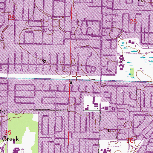 Topographic Map of Incarnation Catholic School, FL