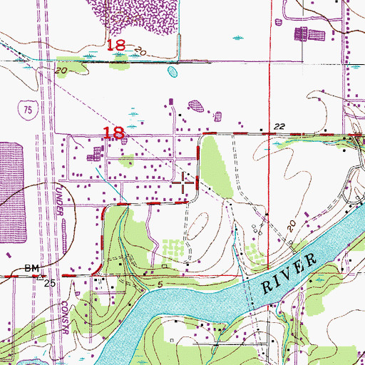 Topographic Map of School of Hope for Exceptional Children, FL