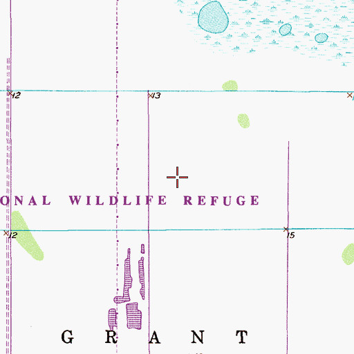 Topographic Map of Saint Johns National Wildlife Refuge, FL
