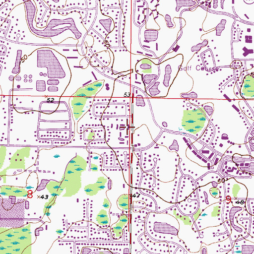 Topographic Map of Advanced Mindpower Institute, FL