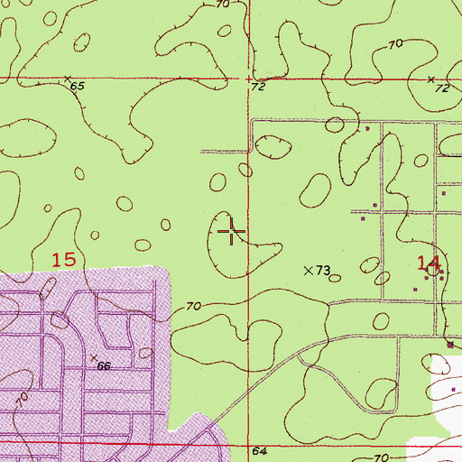 Topographic Map of Seminole Presbyterian School, FL