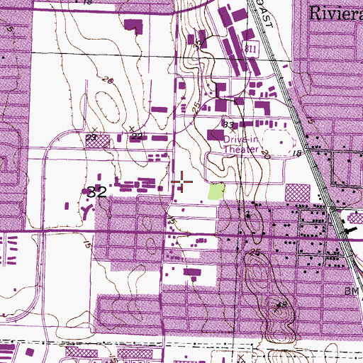 Topographic Map of Holland Northlake Day School, FL