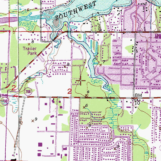Topographic Map of Progressive Learning Center, FL