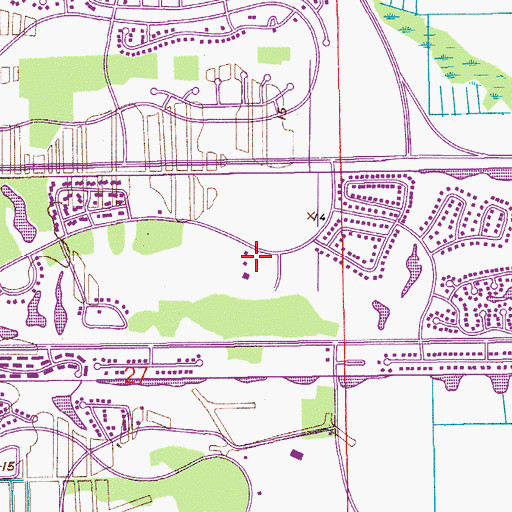 Topographic Map of Boca Raton Christian School, FL