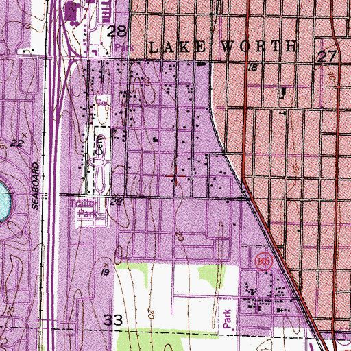 Topographic Map of Kings Academy, FL