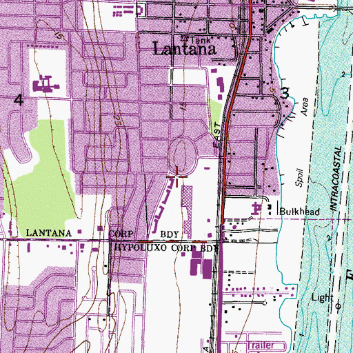 Topographic Map of New Life Christian Academy, FL
