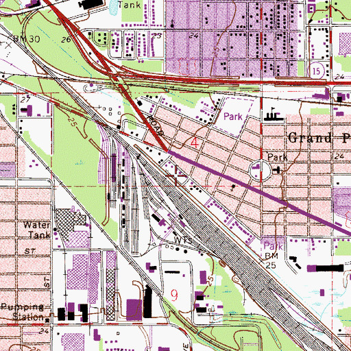 Topographic Map of Saint Catherines Episcopal Church, FL