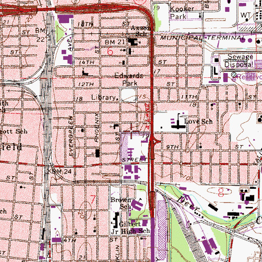 Topographic Map of Church of Our Savior-Episcopal, FL