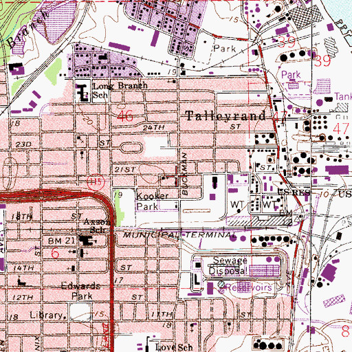Topographic Map of Holy Spirit Catholic Church, FL