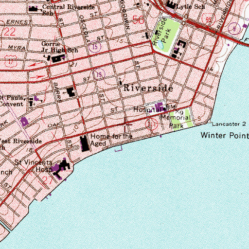 Topographic Map of Heavenly Heights Baptist Church, FL