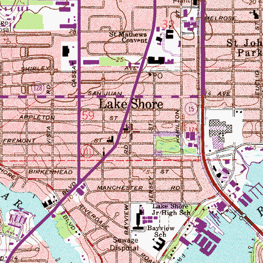 Topographic Map of Mount Pleasant Baptist Church, FL