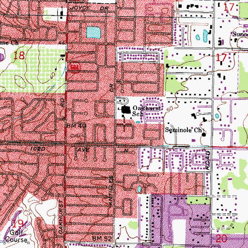 Topographic Map of Forum of Many Truths, FL