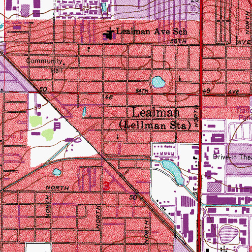 Topographic Map of Church of Christ Northwest, FL