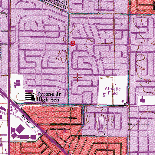 Topographic Map of Faith Covenant Church, FL