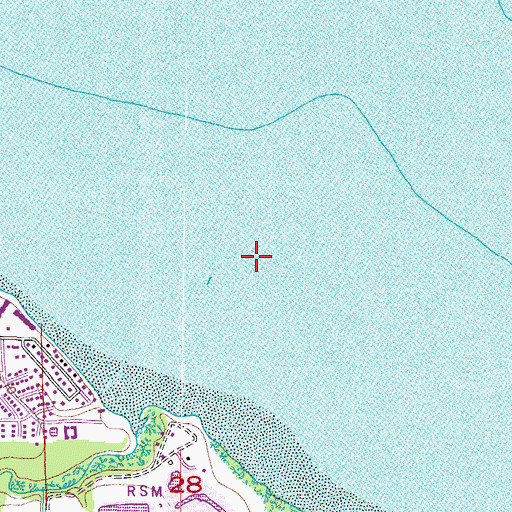 Topographic Map of Saint Petersburg Gospel Assembly Church, FL