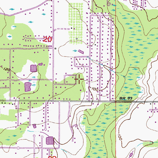 Topographic Map of Community Reformed Church of Clearwater, FL
