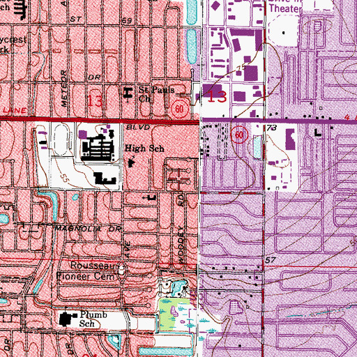 Topographic Map of Maranatha Chapel, FL