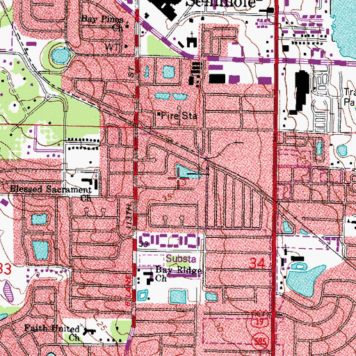 Topographic Map of Forum of Many Truths, FL