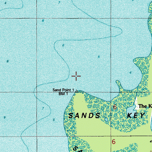 Topographic Map of Our Lady of the Holy Rosary Catholic Church, FL