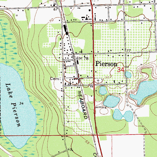 Topographic Map of The Sanctuary, FL