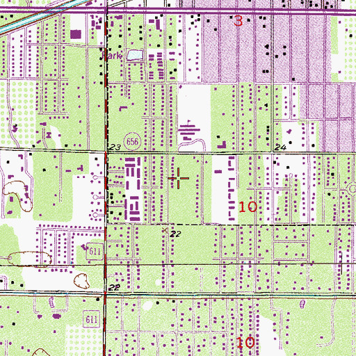 Topographic Map of Our Saviour Lutheran Church, FL