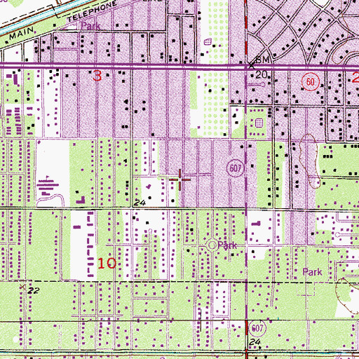Topographic Map of Christian Science Church, FL