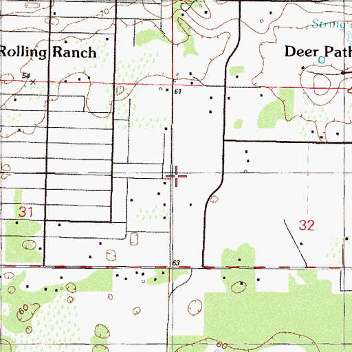 Topographic Map of Baby Gator Child Care, FL