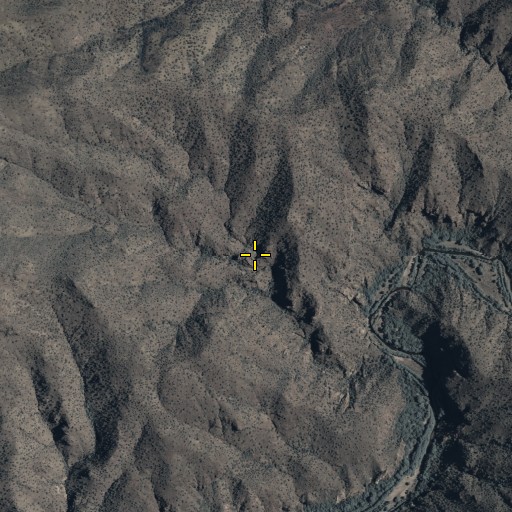 Aerial/Satellite Image of Indian Cave Spring, AZ