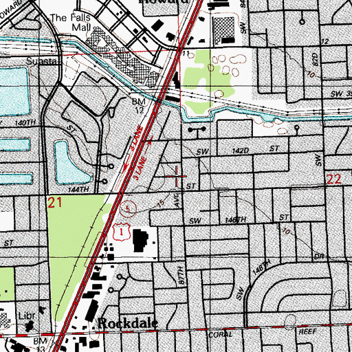 Topographic Map of A Big Childs Place, FL