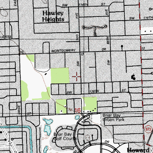 Topographic Map of Childrens Hour Day School, FL