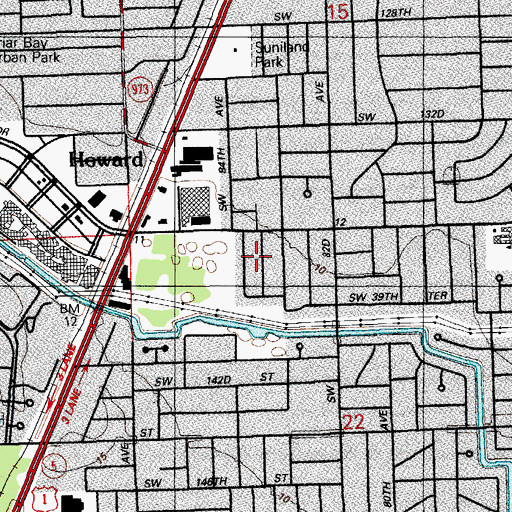 Topographic Map of Good Shepherd Day Care Center, FL