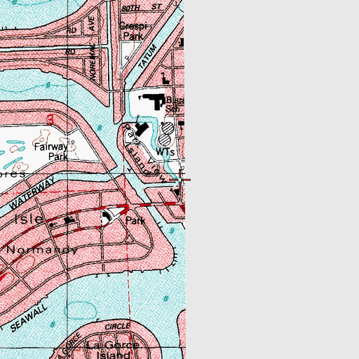 Topographic Map of Abbott School Day Care, FL
