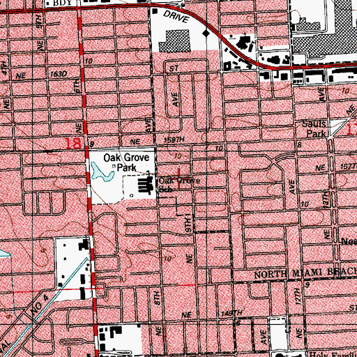 Topographic Map of Pan American Institute, FL