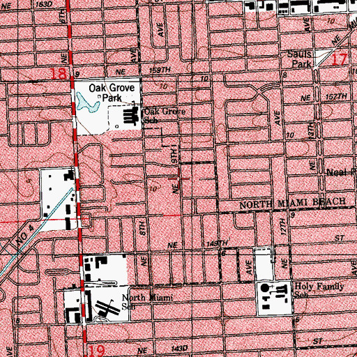 Topographic Map of Gingerbread House Day Nursery, FL
