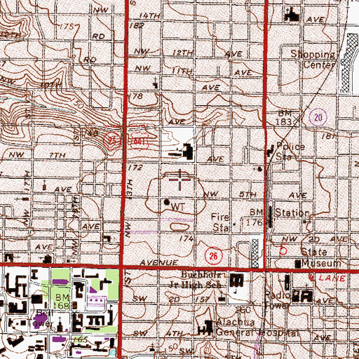 Topographic Map of Loblolly Learning Community, FL