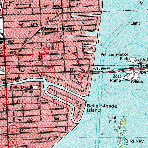 Topographic Map of Tots Town University Child Care Center, FL