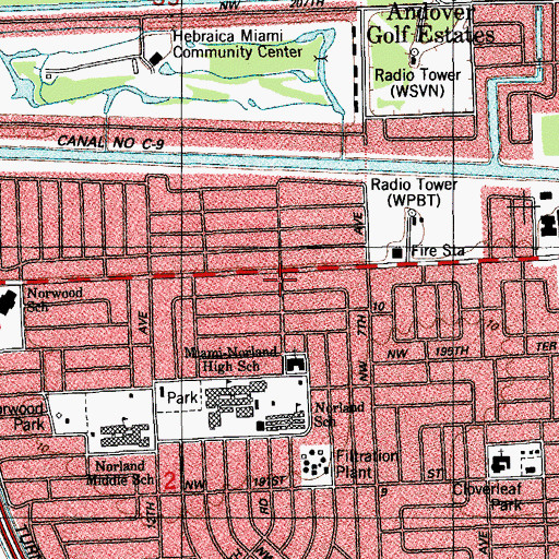 Topographic Map of Sunshine Day Care Center, FL