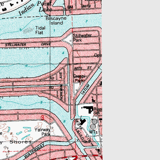 Topographic Map of Little White Schoolhouse, FL