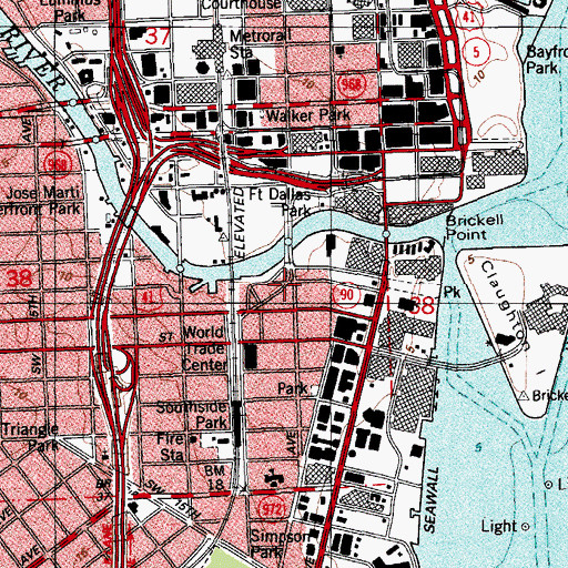 Topographic Map of Community High School, FL