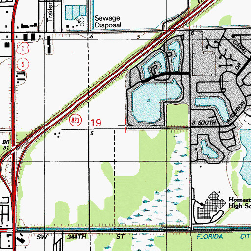 Topographic Map of Berkshire Infant Care Center, FL